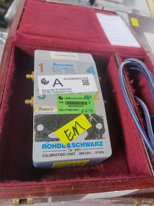 ROHDE SCHWARZ BJ-00876 2015 CALIBRATION UNIT ZV-Z51, Used - 图片 5