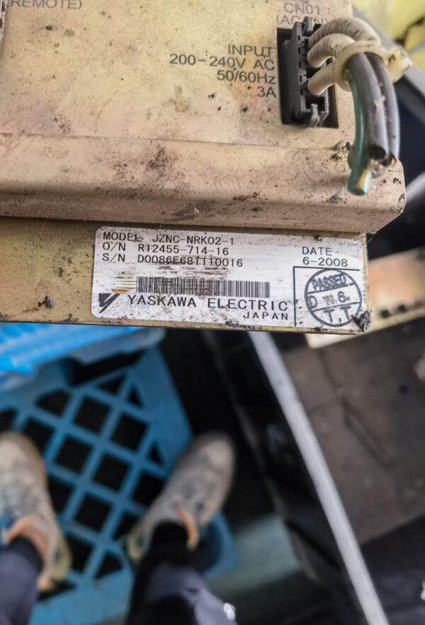 Yaskawa JZNC-NRK02-1, SGDR-AXA01A REV D01, CPS-420F, Used - 图片 3