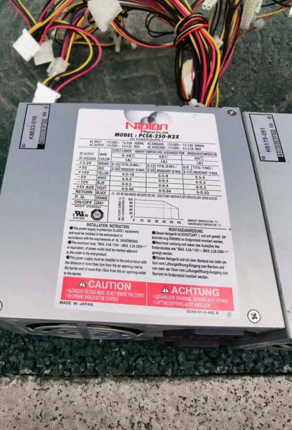 Nipron Power Supply, PCSA-250-H2X, Used
