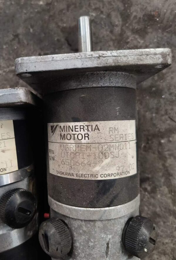 Yaskawa Minertia Motor UGRMEM-02MND11, UTOPI-100SJ, Used