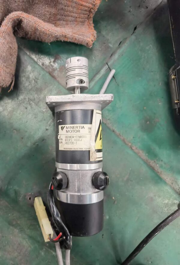 Yaskawa Minertia Motor UGRMEM-02MR011 UTOPI-100SJ, Used
