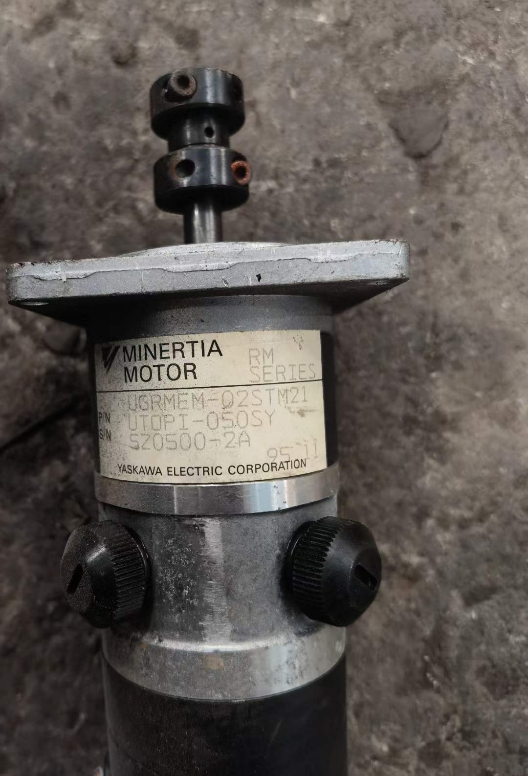 Yaskawa Minertia Motor UGRMEM-02STM21, UTOPI-050SY, Used