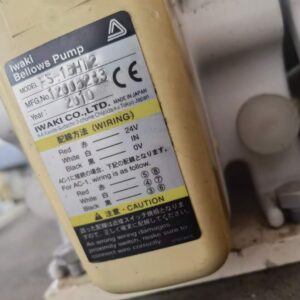 Iwaki Bellows Pump, FS-15HT2, Used