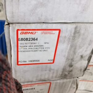 Excess Stock, GEMU 88082364 C60Z 8D77305A1-2 HPW, New