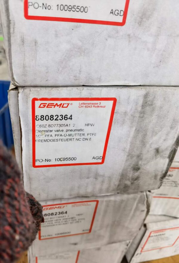 Excess Stock, GEMU 88082364 C60Z 8D77305A1-2 HPW, New