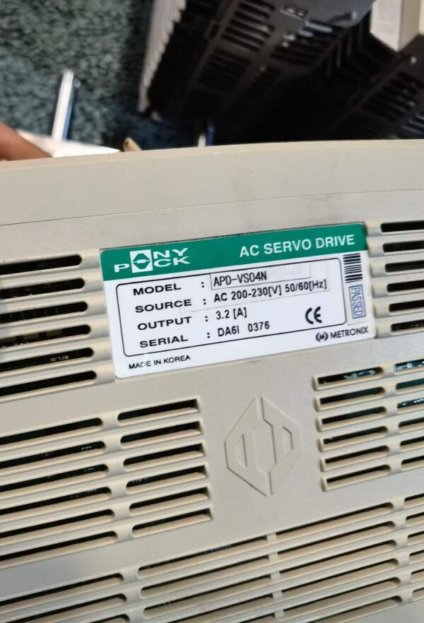 AC Servo Drive, Metronix APD-VS04N, Used