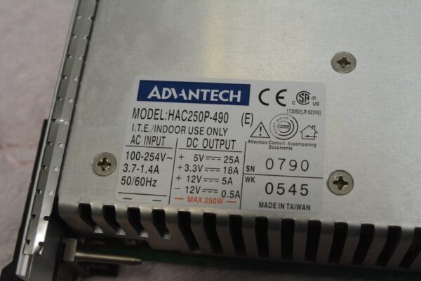 Advantech HAC250P-490 (E) ,Used - 图片 2