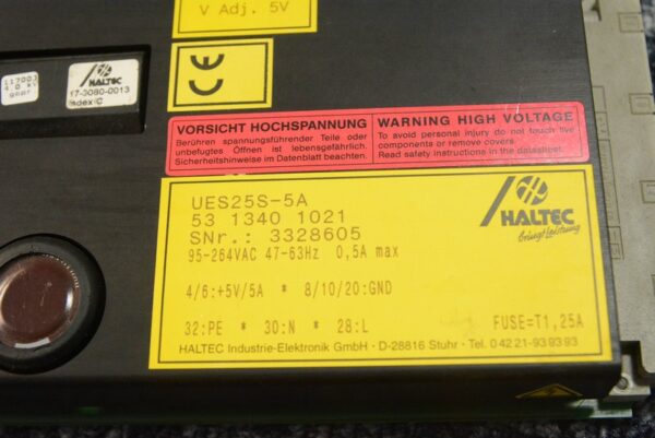 HALTEC UES25S-5A 53-1340-1021, Used - 图片 2