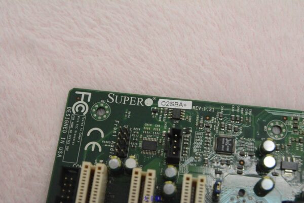 Supermicro Industrial Motherboard C2SBA REV 1.21, Used - 图片 2