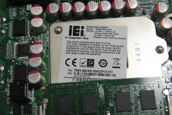 IEI Industrial Control Board, TANK-820-H61-I5/4G/2P1E-R21, Used - 图片 2
