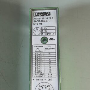 PHOENIX CONTACT SACB-10/3-L-M16-M8 1516218 Sensor/Actuator Junction Box,Used one,In stock