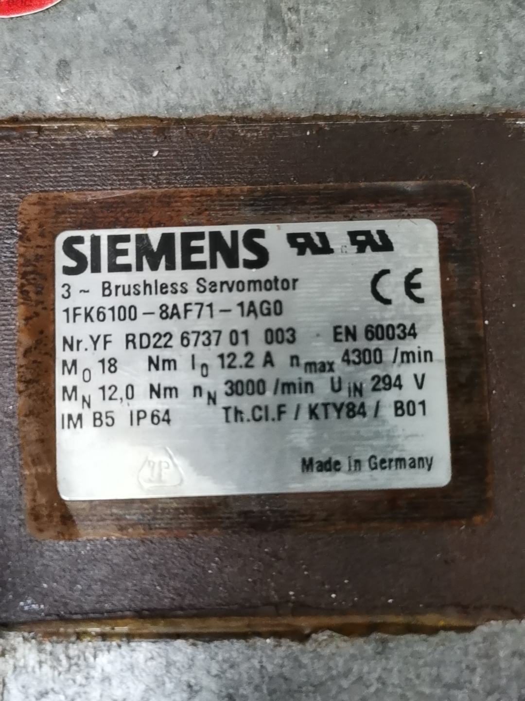 1FK6100-8AF71-1AG0 ,Used one,In stock - 图片 2