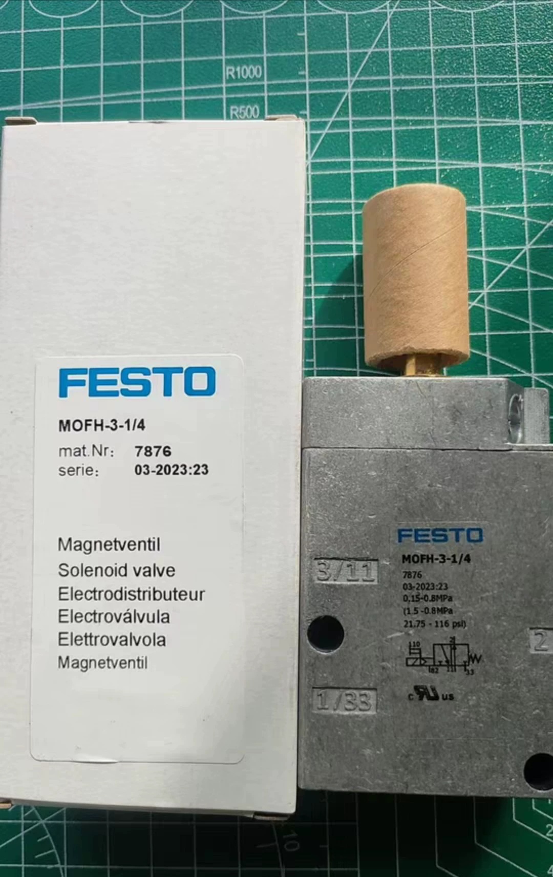 FESTO MOFH-3-1/4 7876 Solenoid Valve,New and original,In stock