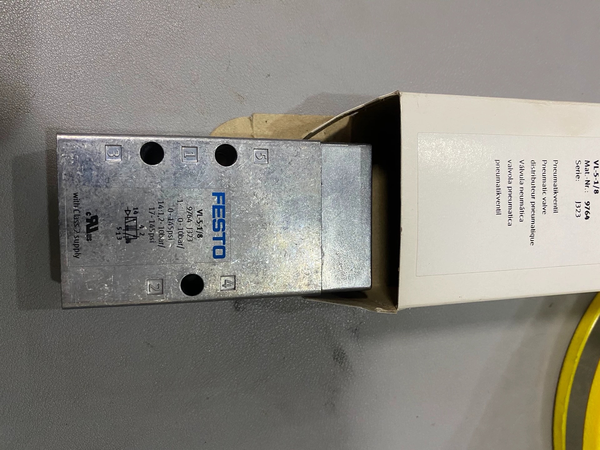 FESTO VL-5-1/8 9764 Pneumatic Valve,New and original,In stock - 图片 2