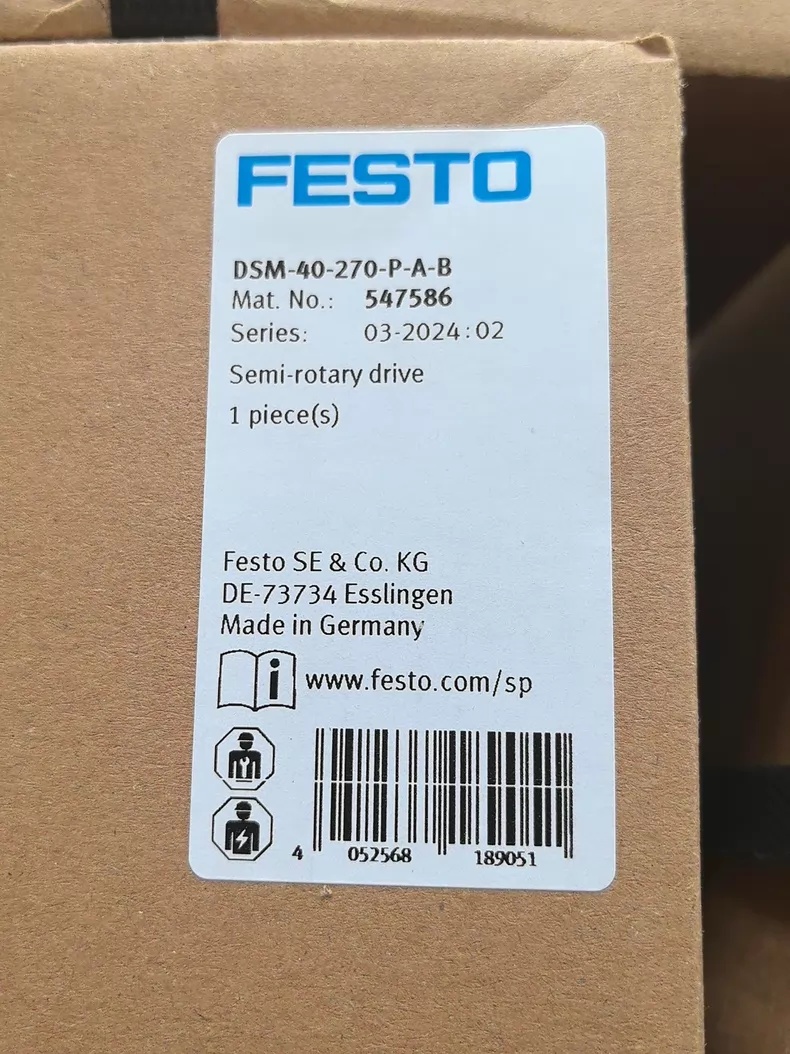 Festo DSM-40-270-P-A-B Semi-rotary Drive,New and original,In stock