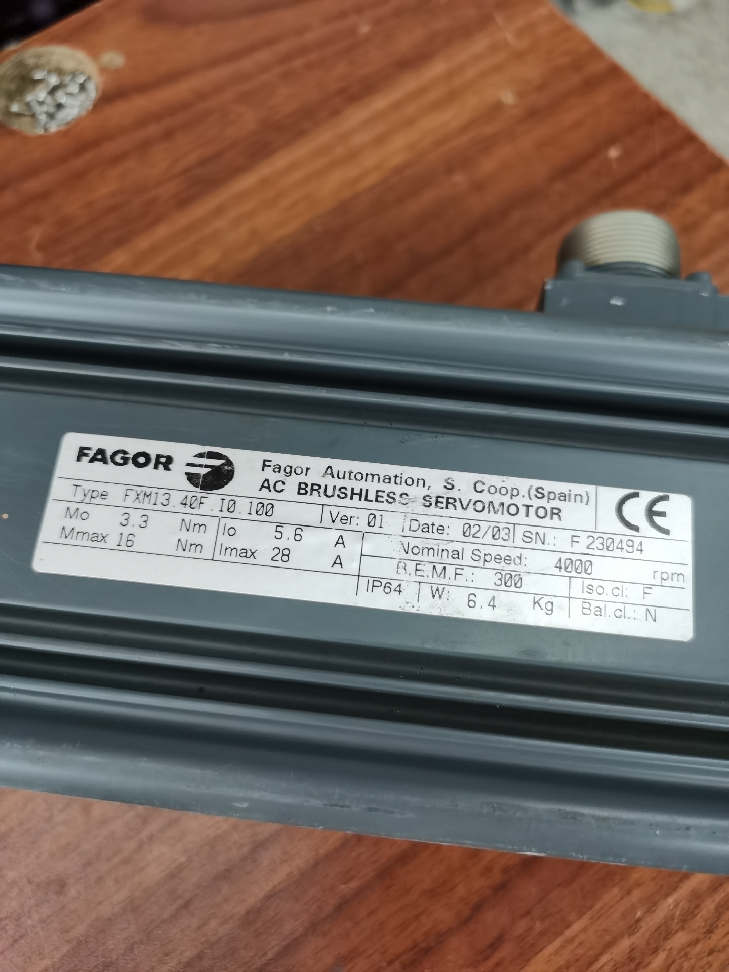 FAGOR FXM13.40F.I0.100,Used one,In stock