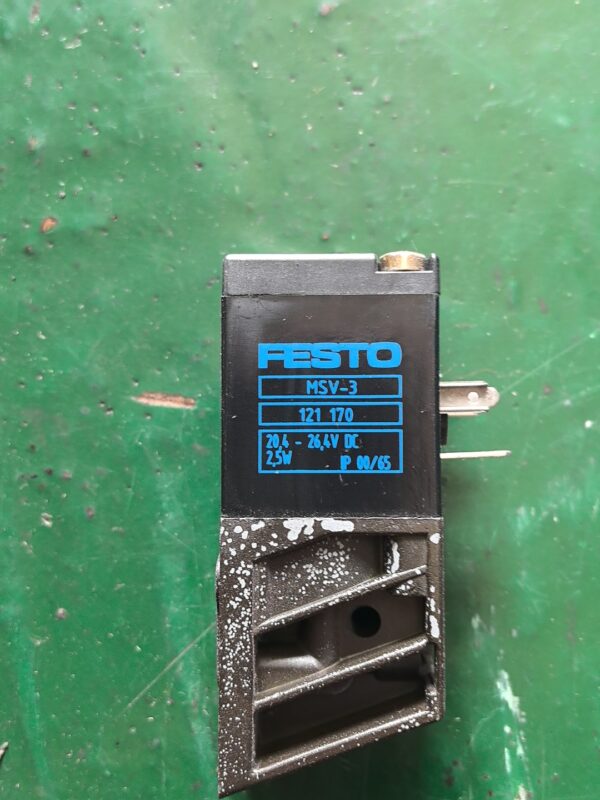 FESTO MSV-3 121 170 20.4-26.4V DC,Used one,In stock