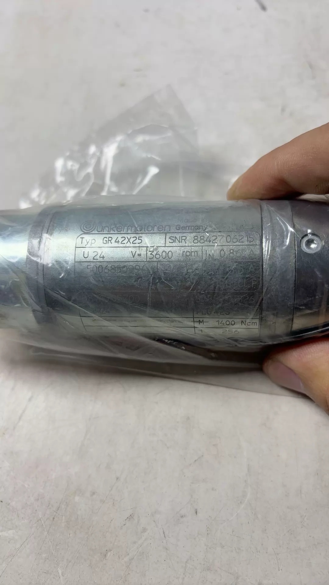 Dunkermotoren DC Geared Motor GR42X25 3600rpm ,Used one,In stock