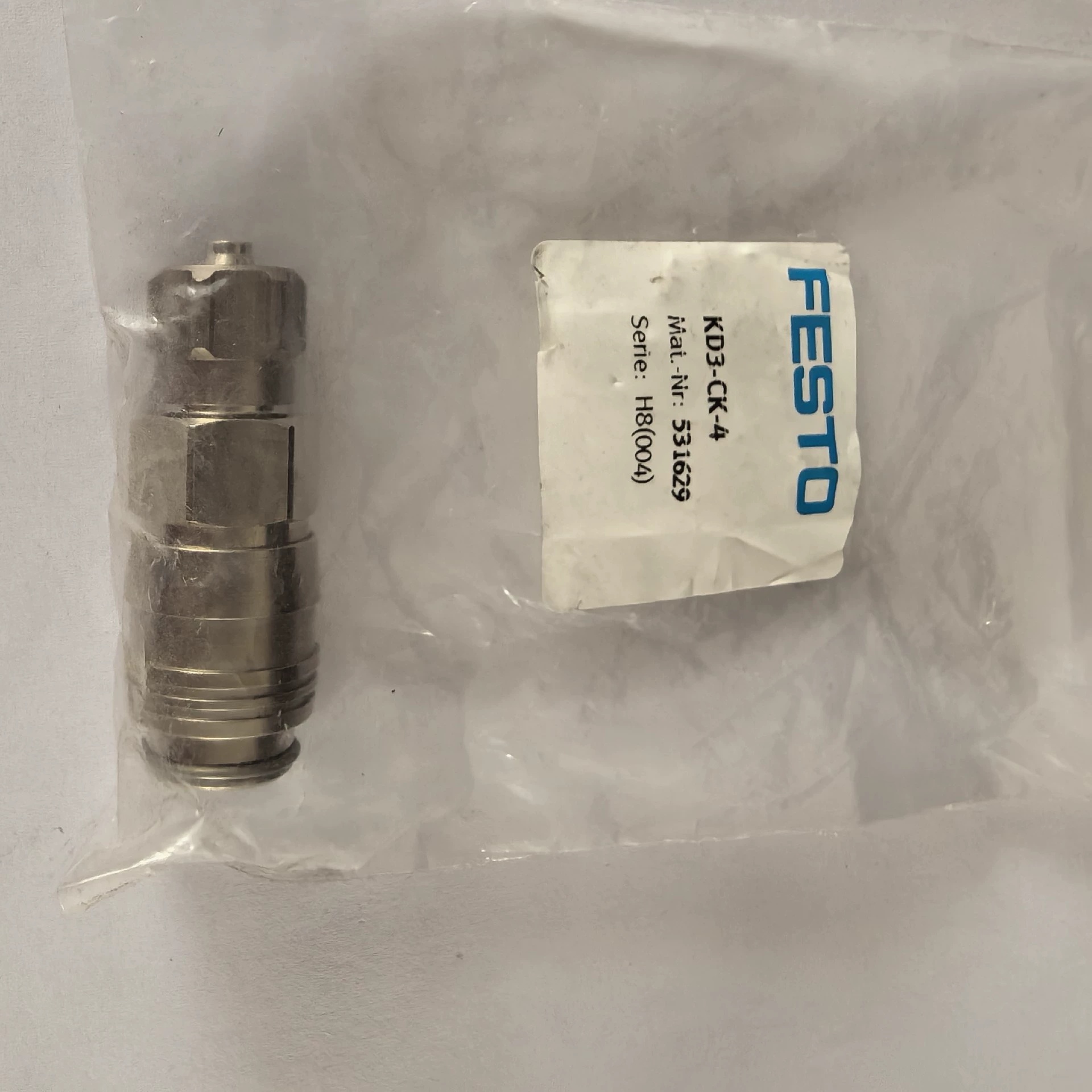 FESTO KD3-CK-4 Quick Connector,Part No.531629,New and original,In stock