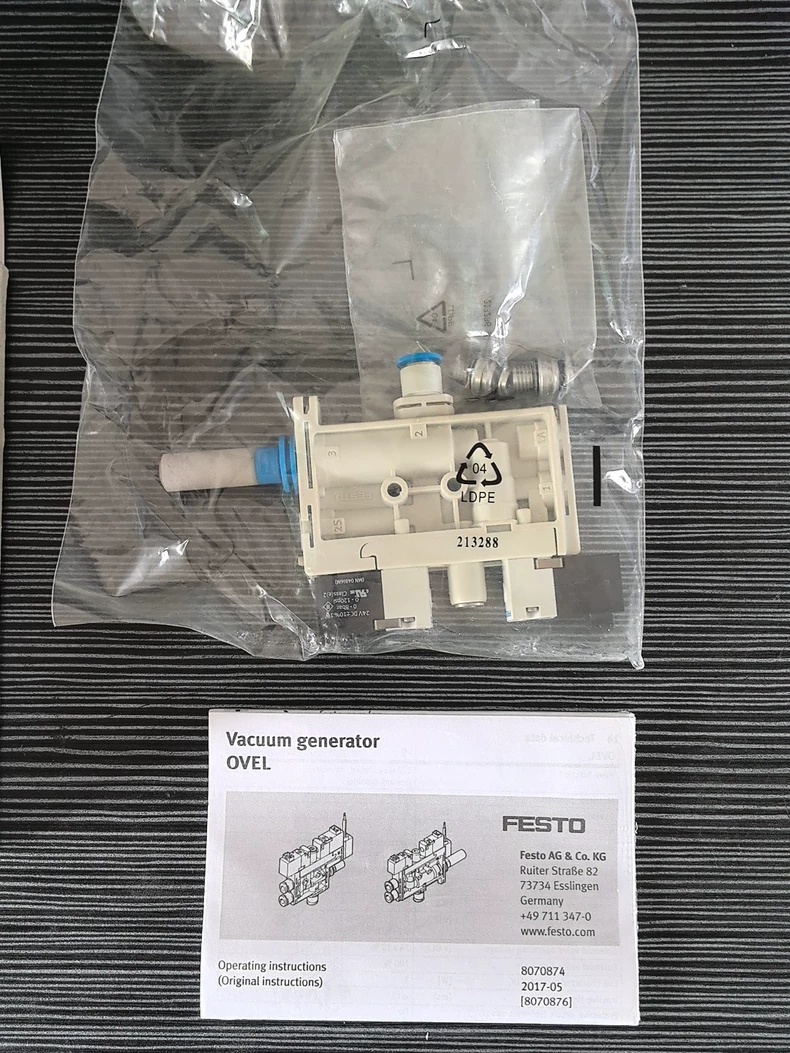 FESTO OVEL-10-H-15-P-VQ6-UA-C-A-H3 Vacuum Generator,New and original,In stock - 图片 3