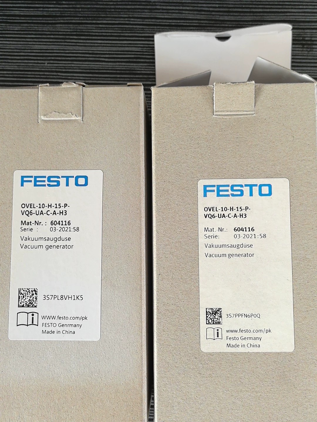 FESTO OVEL-10-H-15-P-VQ6-UA-C-A-H3 Vacuum Generator,New and original,In stock - 图片 2