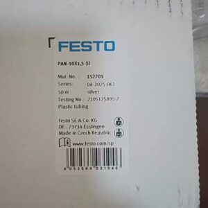 FESTO Plastic Tubing,PAN-10X1.5-SI,New and original,In stock