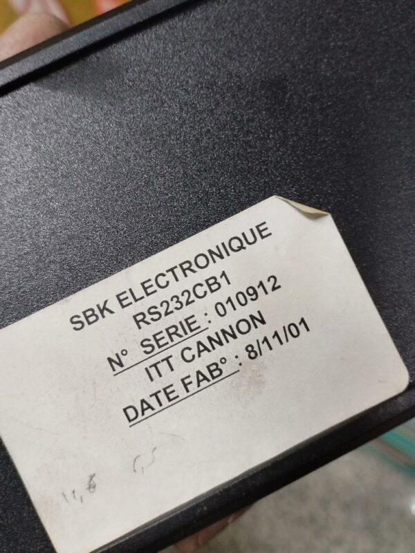 SBK ELECTRONIQUE RS232CB1,Used one,In stock - 图片 2