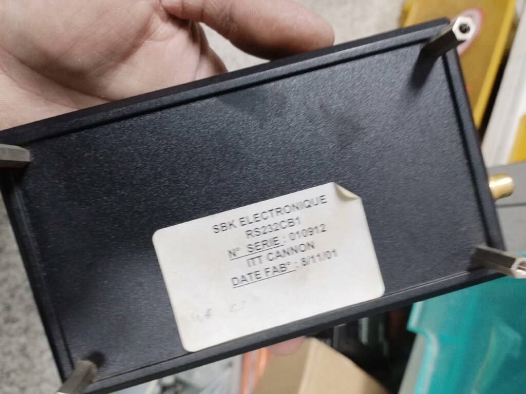 SBK ELECTRONIQUE RS232CB1,Used one,In stock – Provide Stock Of ...