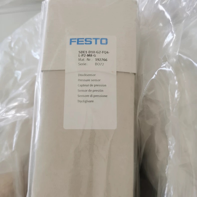 FESTO SDE1-D10-G2-FQ4-L-P2-M8-G Pressure Sensor,New and original,In stock