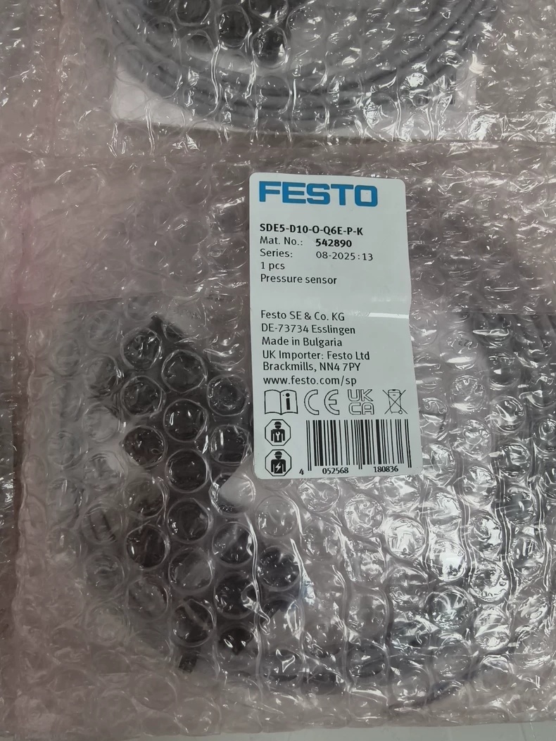FESTO SDE5-D10-O-Q6E-P-K Pressure Sensor,New and original,In stock