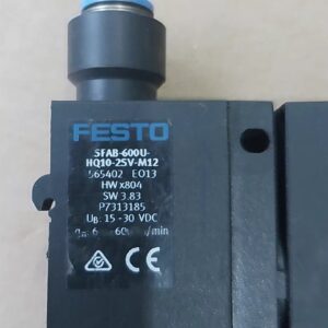 Festo SFAB-600U-HQ10-2SV-M12  Flow Sensor,Used one,In stock