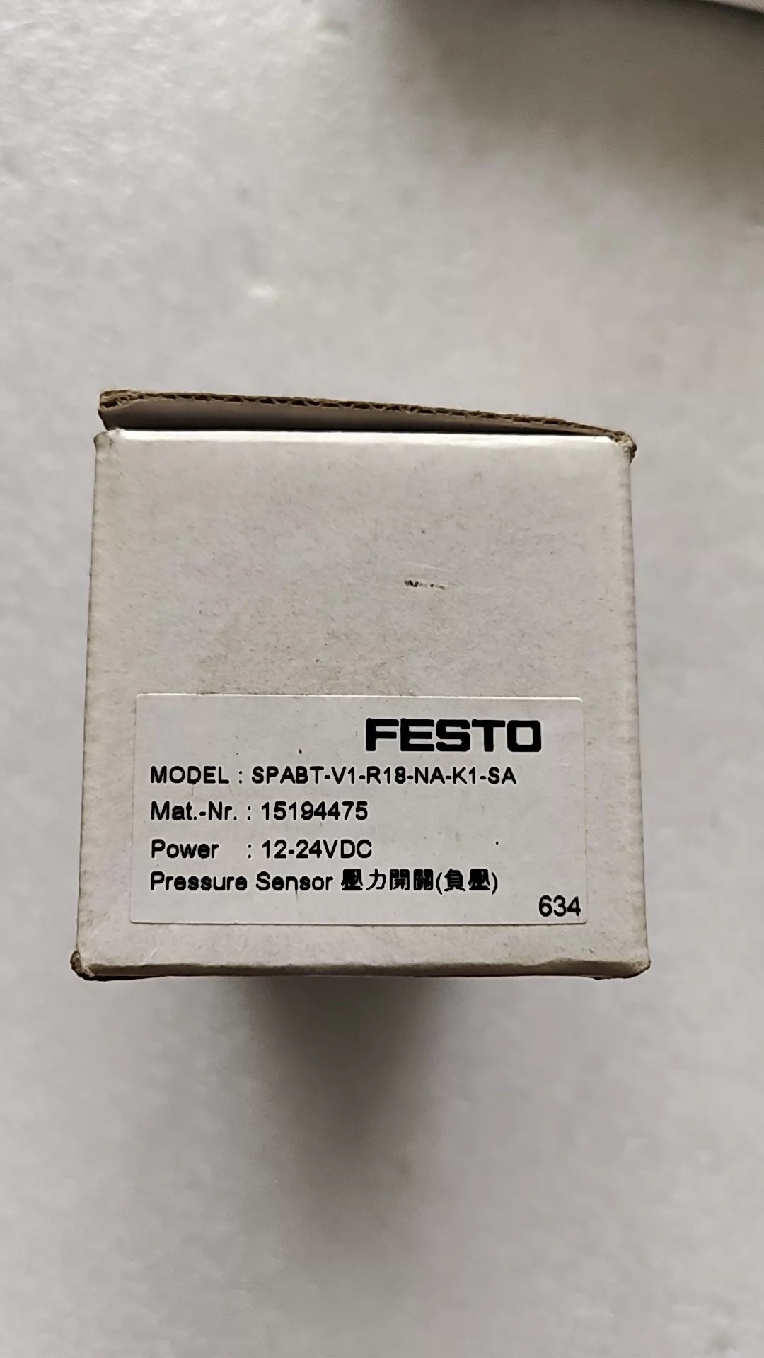 Festo SPABT-V1-R18-NA-K1-SA Pressure Sensor,New and original,In stock