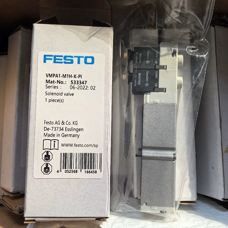 Festo VMPA1-M1H-K-PI Solenoid Valve,Used one,In stock