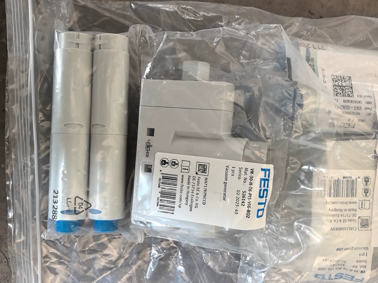 FESTO VN-30-H-T6-PI5-VI6-RO2 Vacuum Generator,New and original,In stock - 图片 4