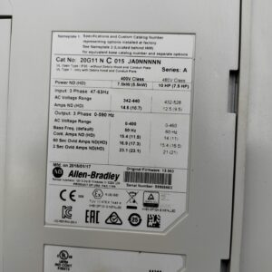 AB 20G11 N C 015 JA0NNNNN,Used one,In stock