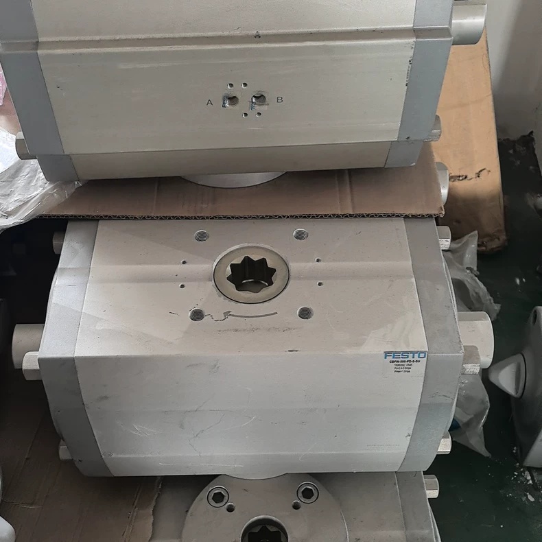 Festo Pneumatic Quarter-Turn Actuator,Model DFPB-840-090-F14,Used one,In stock - 图片 3