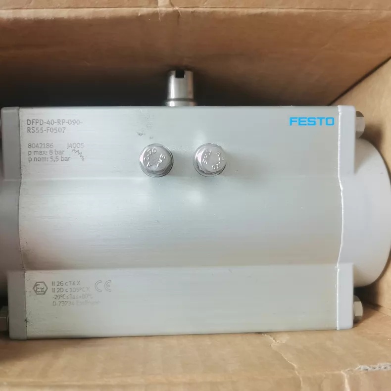 Festo Pneumatic Quarter-Turn Actuator,Model DFPD-40-RP-090-RS55-F0507,New and original,In stock
