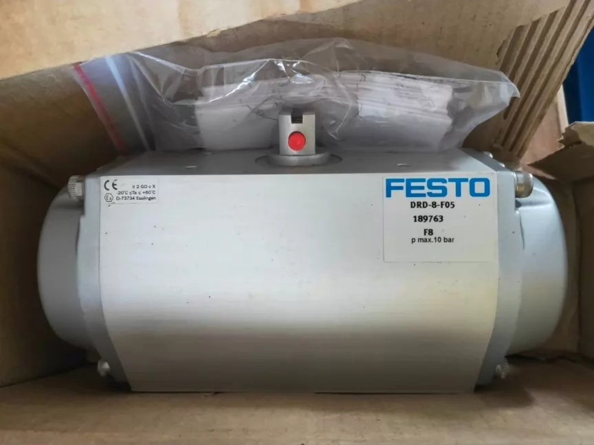 Festo Pneumatic Quarter-Turn Actuator,Model DRD-8-F05,New and original,In stock