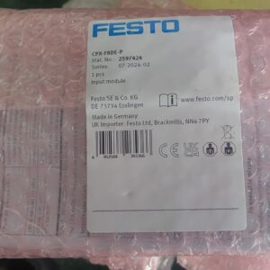 FESTO CPX-F8DE-P 2597424,New and original,In stock