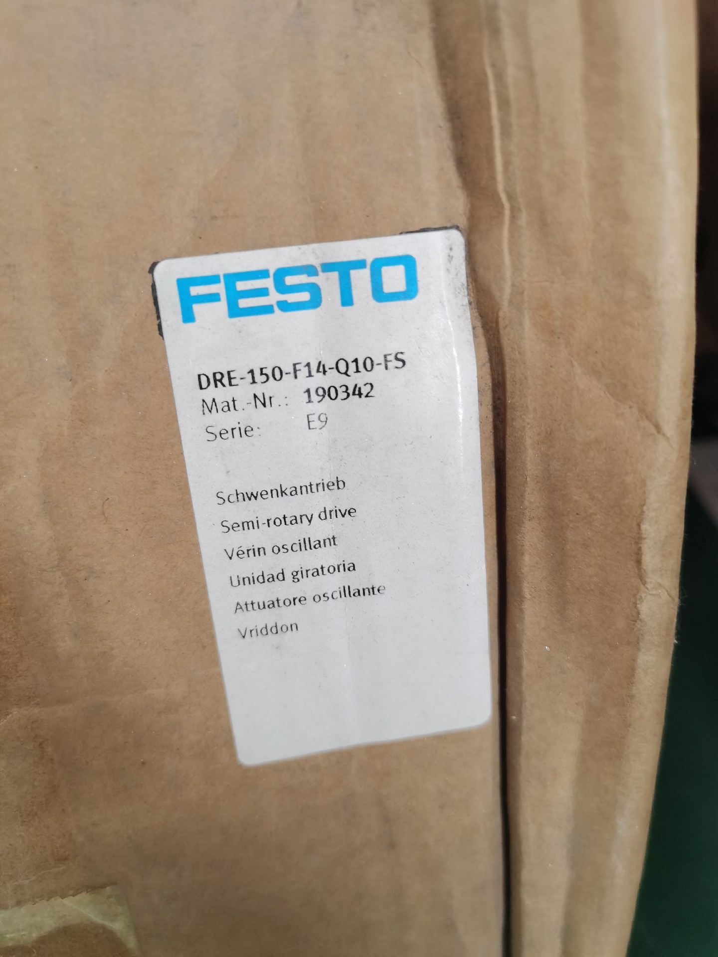FESTO DRE-150-F14-Q10-FS 190342,New and original,In stock