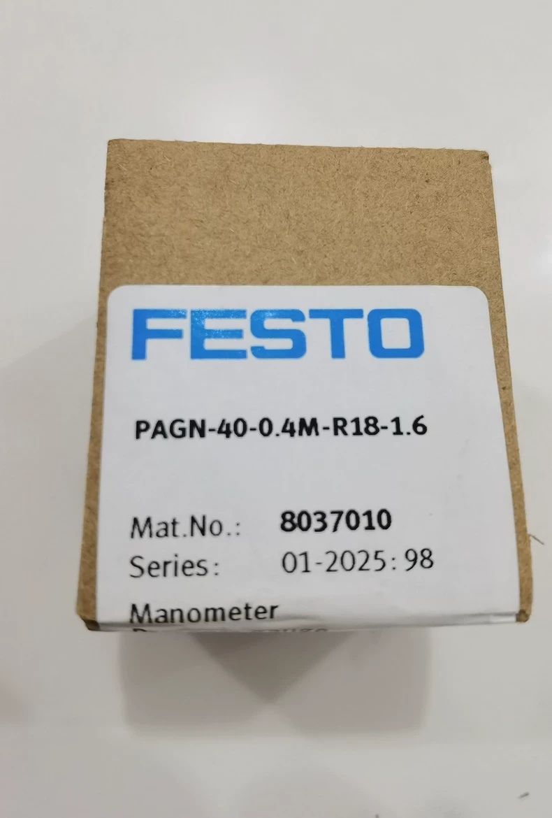 FESTO Pressure Gauge,Model: PAGN-40-0.4M-R18-1.6,New and original,In stock
