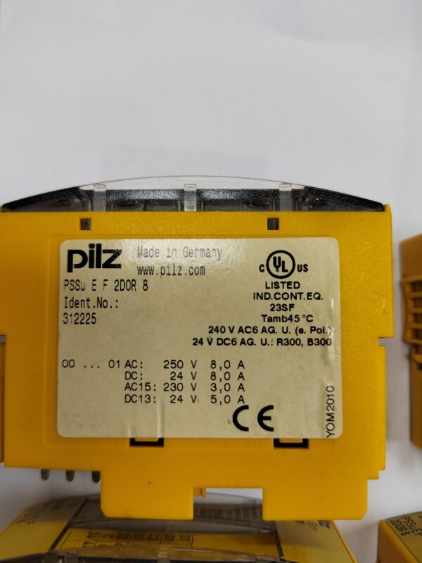 pilz 312225 PSSu E F 2DOR 8,Used one,In stock