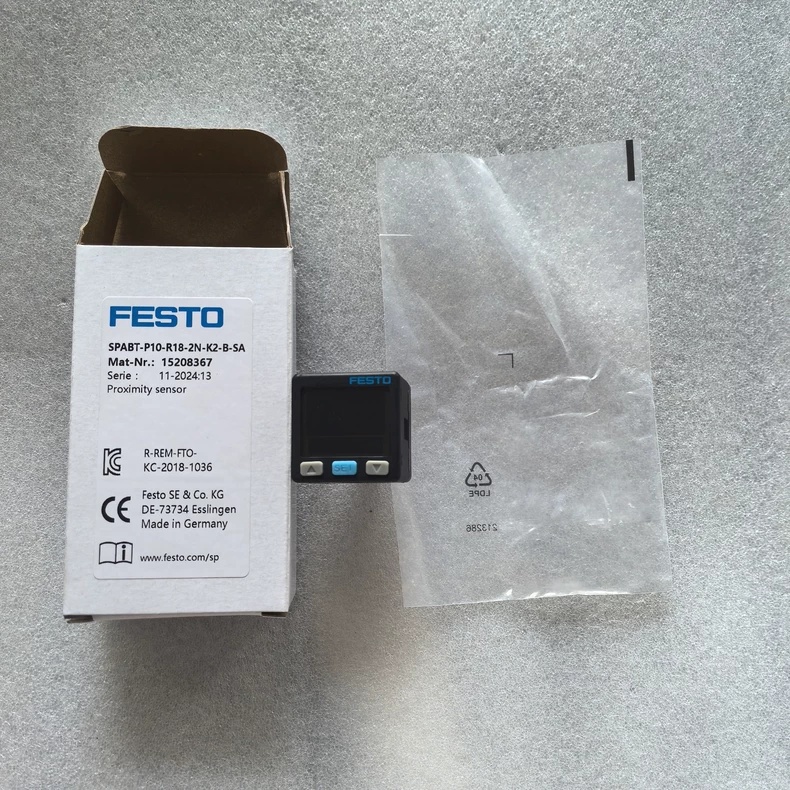 FESTO SPABT-P10-R18-2N-K2-B-SA Pressure Sensor,New and original,In stock - 图片 3