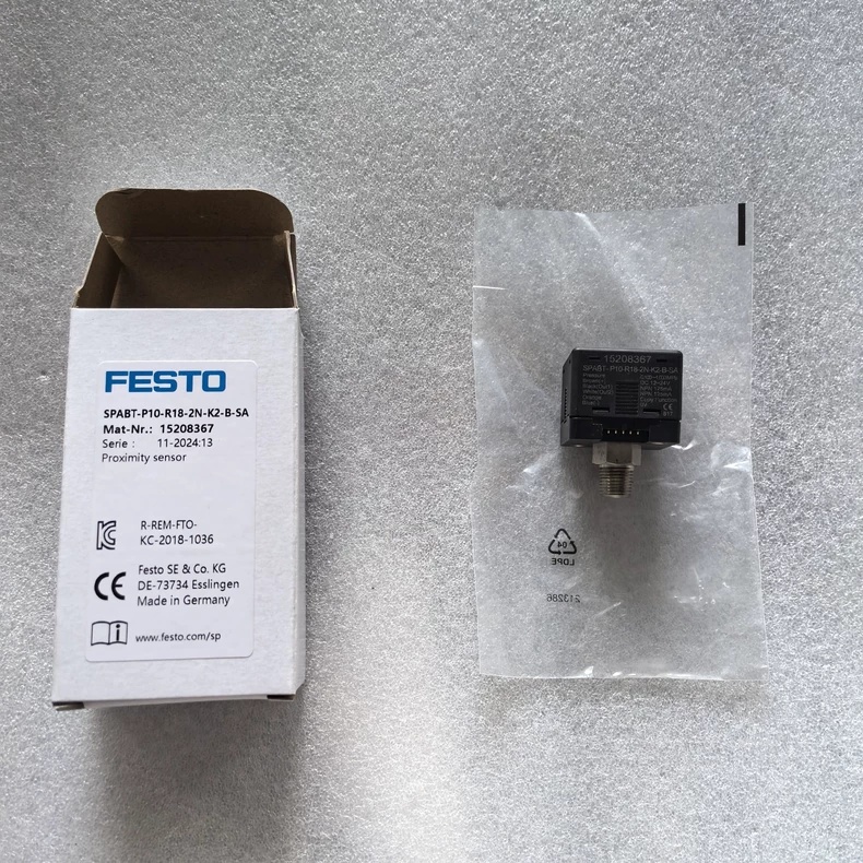 FESTO SPABT-P10-R18-2N-K2-B-SA Pressure Sensor,New and original,In stock