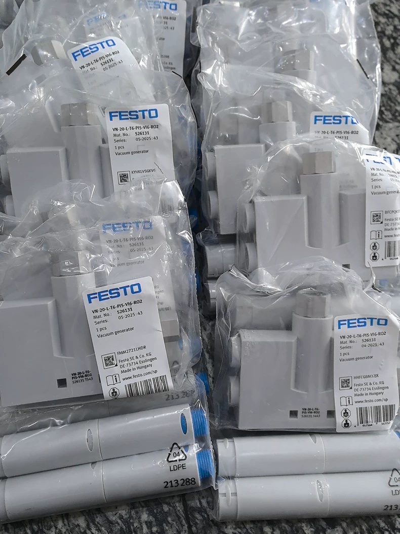 FESTO VN-20-L-T6-PI5-VI6-RO2 Vacuum Ejector,New and original,In stock
