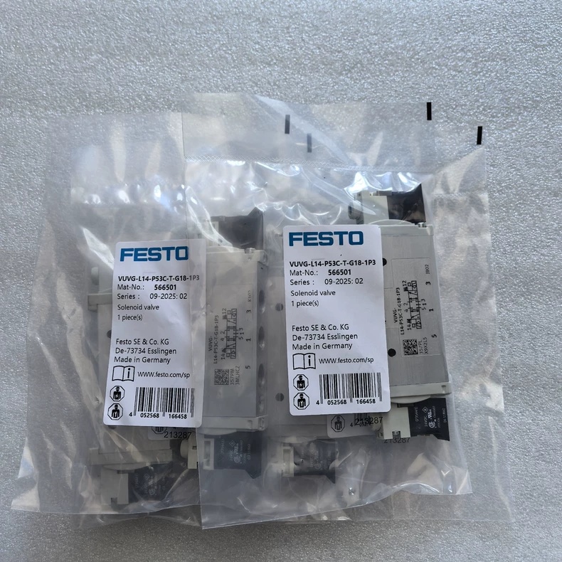 FESTO VUVG-L14-P53C-T-G18-1P3 Solenoid Valve,New and original,In stock - 图片 2